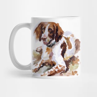 Brittany Watercolor Painting - Dog Lover Gifts Mug